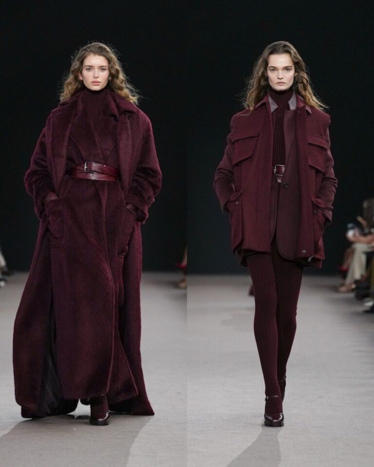 Max Mara Fall/Winter 2025“ นางเอกที่เปลี่ยว” ความโฉบเฉี่ยวสง่างามสง่างามสง่างาม