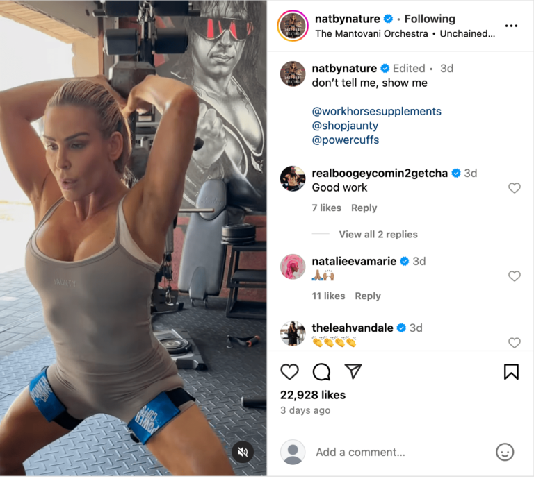 Natalya Neidhart Sizzles ของ WWE ด้วยการออกกำลังกายที่โรงรถเต็มรูปแบบนี้