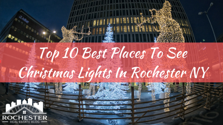 10 อันดับที่ดีที่สุดในการดูไฟคริสต์มาสใน Rochester NY