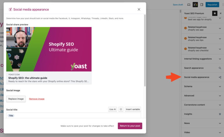 การเพิ่มประสิทธิภาพโซเชียลมีเดียด้วย yoast website positioning • yoast