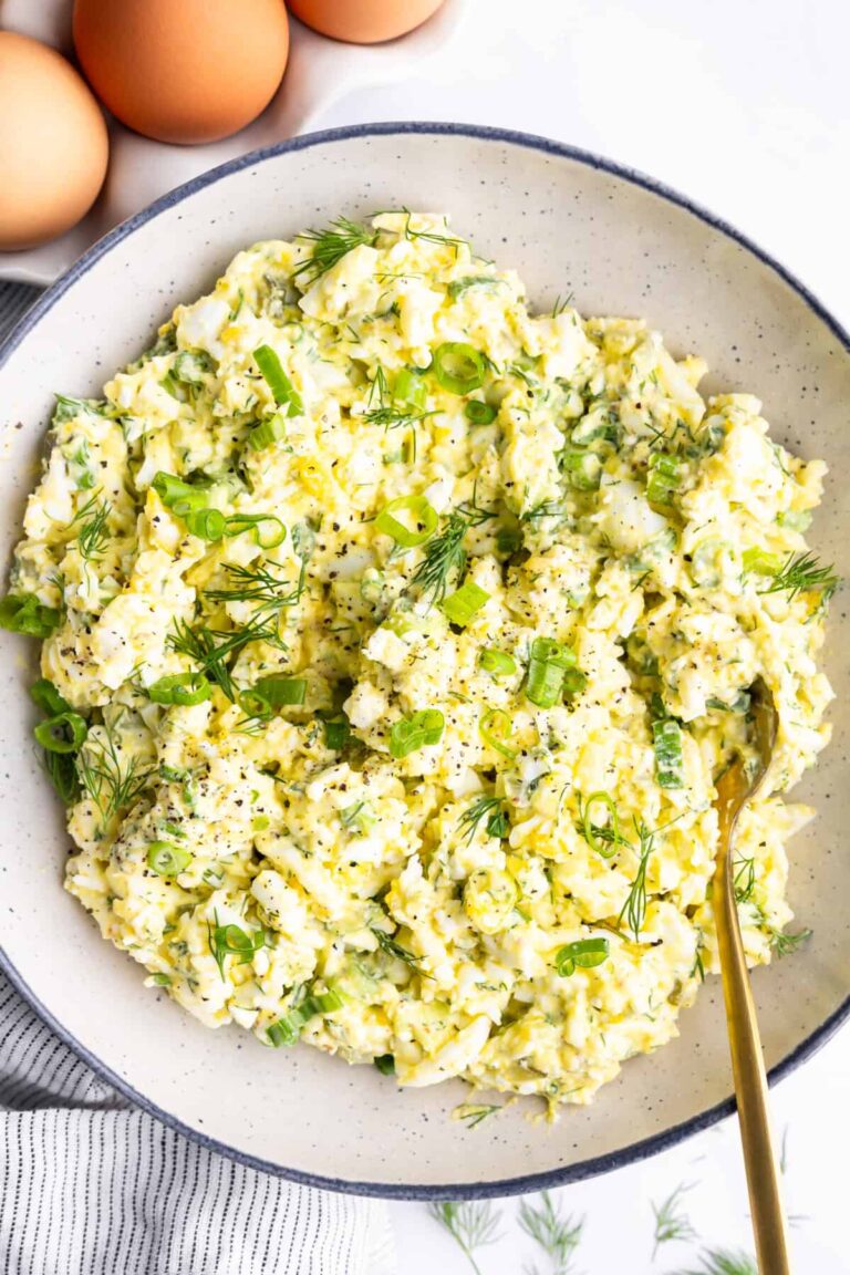 สลัดไข่ชีสคอทเทจ (โปรตีน 16 กรัม!)