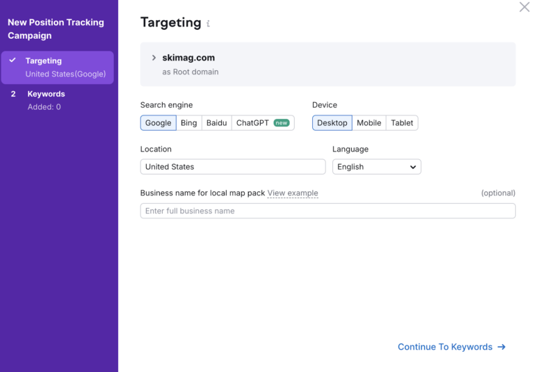 วิธีวัดส่วนแบ่งเสียง search engine marketing โดยใช้ semrush