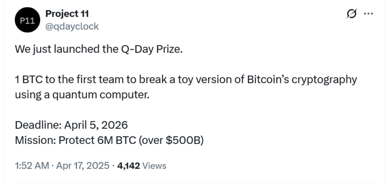 โครงการ 11 รางวัล 1 BTC ให้กับทุกคนที่ถอดรหัสคีย์ Bitcoin ที่ยาวที่สุด