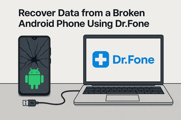 วิธีการกู้คืนข้อมูลจากโทรศัพท์ Android ที่เสียโดยใช้ Dr.Fone