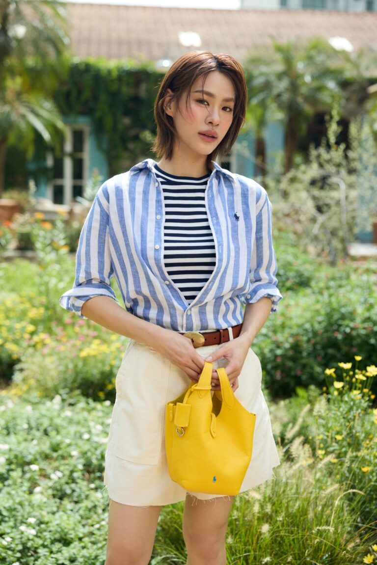Polo Ralph Lauren นำเสนอกลิ่นอายฤดูร้อนผ่าน 4 ลุคโดดเด่นจาก“ เอมี่-เจน”