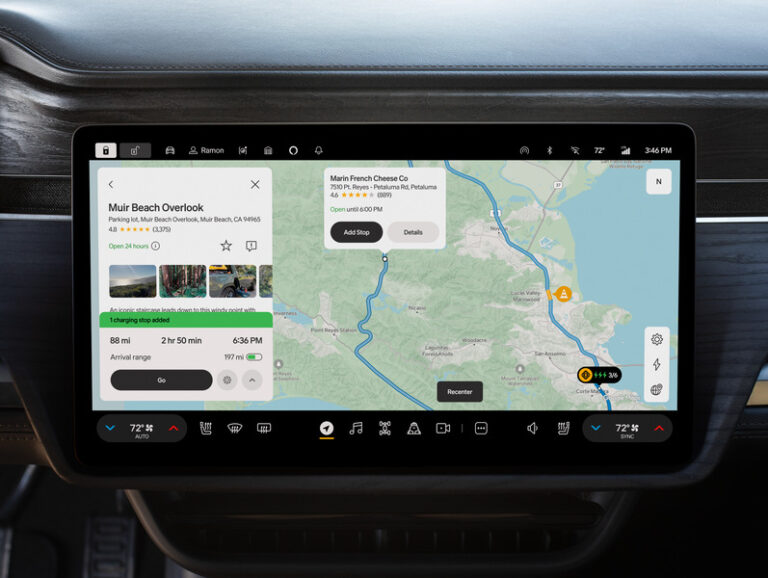 Rivian Companions กับ Google Maps สำหรับประสบการณ์การนำทาง EV ที่ได้รับการปรับปรุง