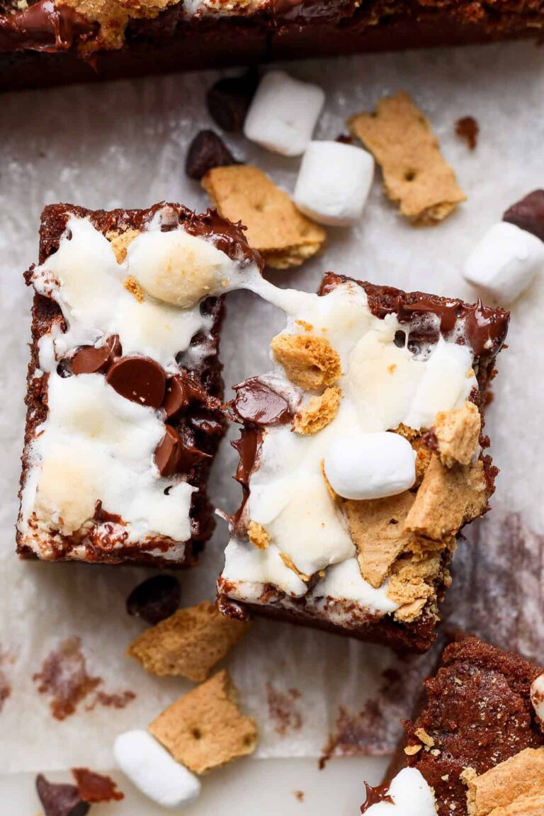 โปรตีน S’mores Brownies – Match Foodie Finds