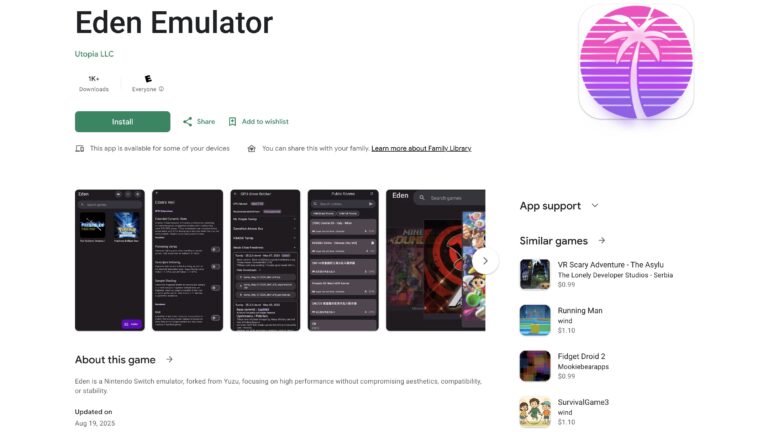 ฉันไม่อยากจะเชื่อเลยว่ามีตัวจำลองสวิตช์ใน Play Retailer จริงๆ