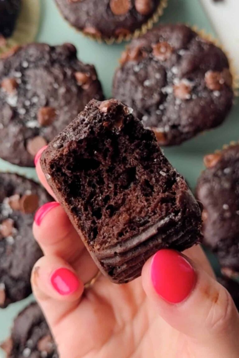 มัฟฟินโปรตีน Kodiak (ช็อคโกแลตคู่!)